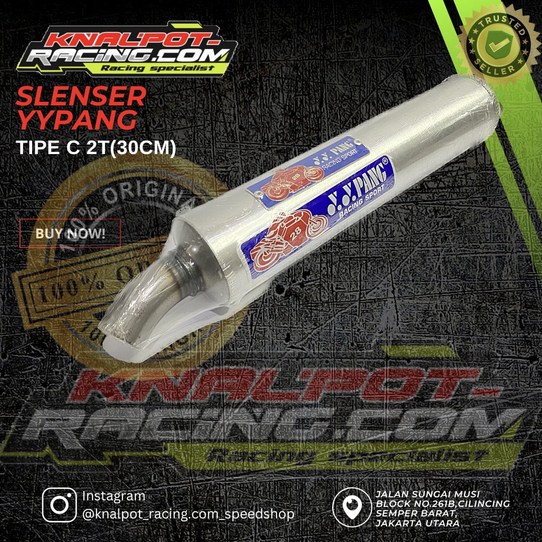 SLENSER CILINCER SELENSER KNALPOT YYPANG TIPE C 2T 30CM YYPANG